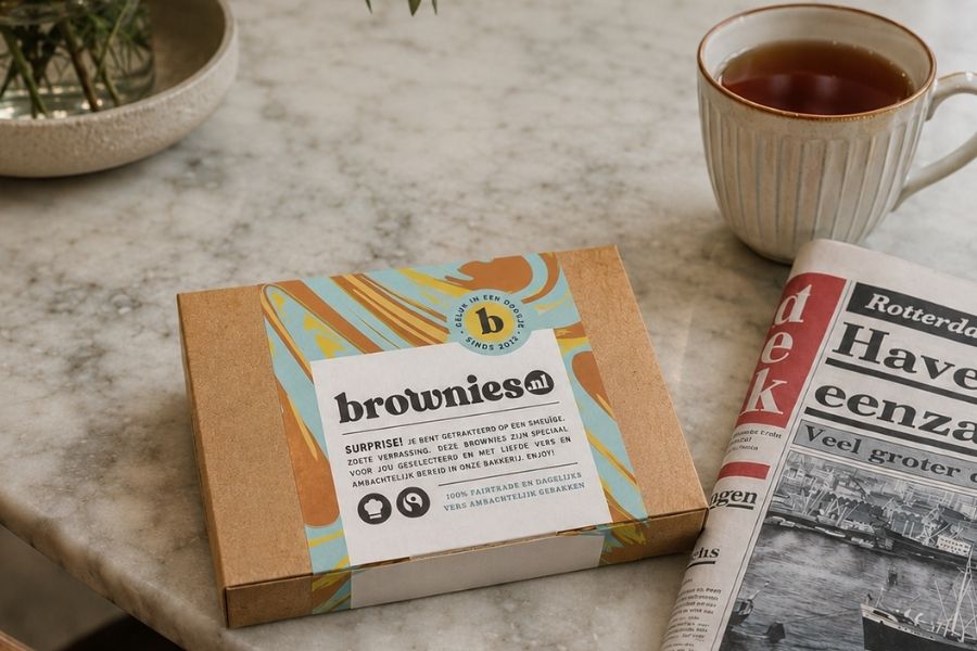 cadeautje per post brownies.be