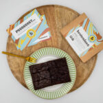 Brownies.be Vegan Framboos brownie schaal